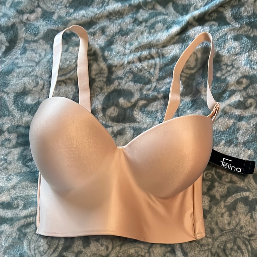 Felina Cream Underwire Seamless Bra